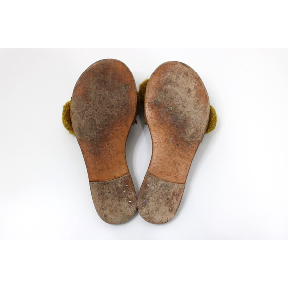 Binge Sandals 8 Kai Pom Pom Slip On Slides Flat Shoes Size Talla Women's 8 - Picture 11 of 14